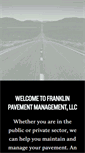 Mobile Screenshot of franklinpavement.com